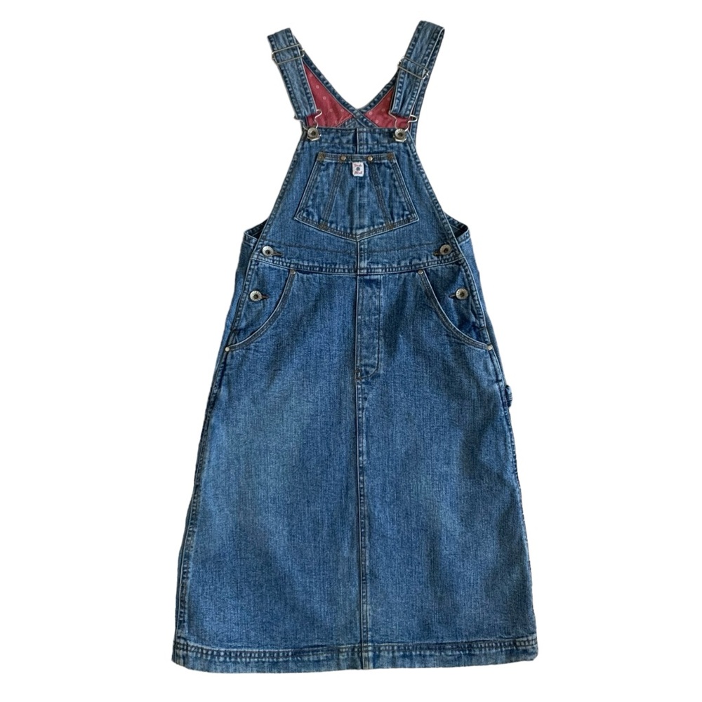 GAP Kids Blue Jeans Gap Girl Vintage Denim Jumper Overall Dress Size Small